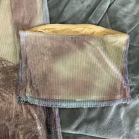 Urban Outfitters Pearl Sequin Tube Top & Midi Skirt Set Medium New with tags - Picture 7 of 13